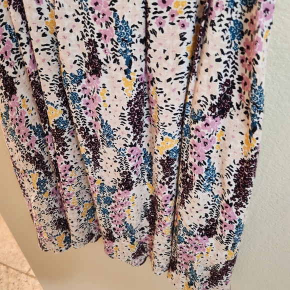 Free People Floral Cut out Boho Summer Dress XS - Picture 8 of 11